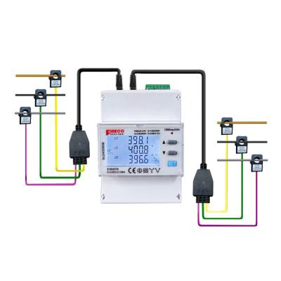 China High Accuracy Class 1.0 EM4374 Multifunction Energy Meter for Multi Circuit Monitoring for sale