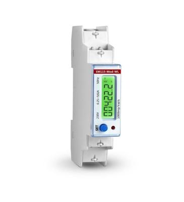 China Modbus RTU Communication EM115-Mod-WL 230V 5A Wireless Single Phase Smart Meters for sale