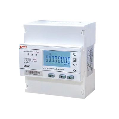 China EM537 3*230/400V 5 65 A Three Phase Bi-Directional Electrical Energy Meter -25 to 75 for sale