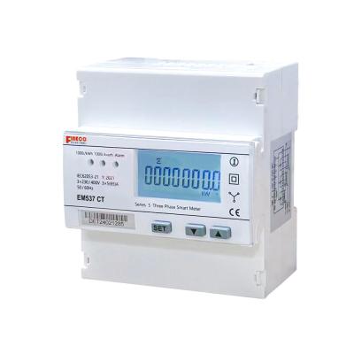 China EM537 CT 3*230/400V 1.5(6)A energy meter modbus kwh meter modbus power meter for sale