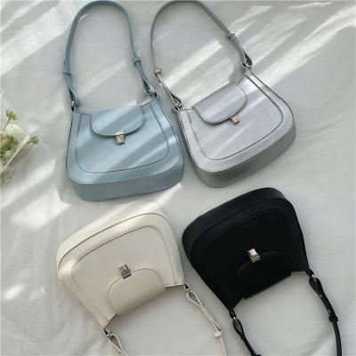 China Wholesale 2022 Wholesale Fashion Stylish Women's Bag Sturdy PU Leather Women's Other Irregular Shoulder Bag Simple Handbag for sale