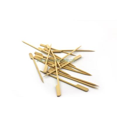 China Hand Skewer Bamboo Skewers Paddle Sticks For BBQ Grill Kebab Kebab Fruit Fruit Toothpicks Party Supplies Outdoor Tools for sale