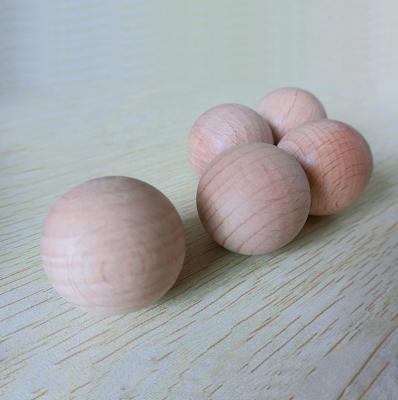 China Eco - Friendly Well Polished Beech Wood Toy Beads Four Linked Wooden Beads for sale