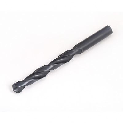 China Black HIGH SPEED STEEL Factory Supply All Size High Speed ​​Steel Safe To Use Parallel Shank Twist Drill Bit for sale