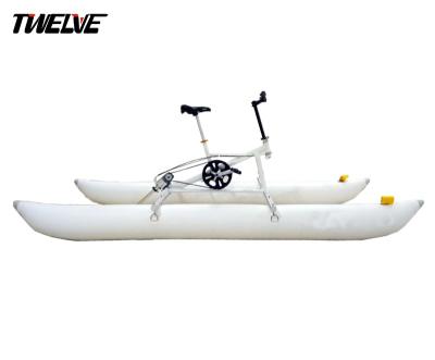 China Floating: high quality 0.9mm1000D PVC aluminum alloy water bike for water park for sale