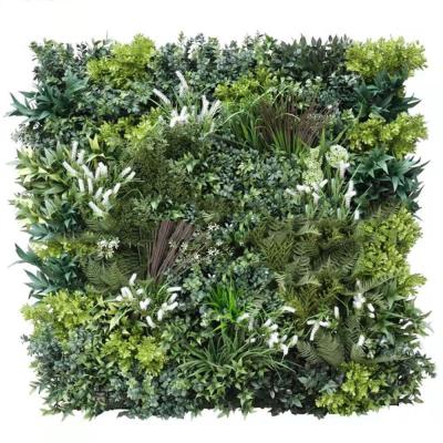 China Minimalist Artificial Green Plant Vertical Interior Walls Fireproof for sale