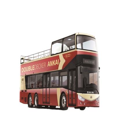 Cina ANKAI 11.5 meters 73seats city bus double decker sightseeing bus factory price for sale in vendita