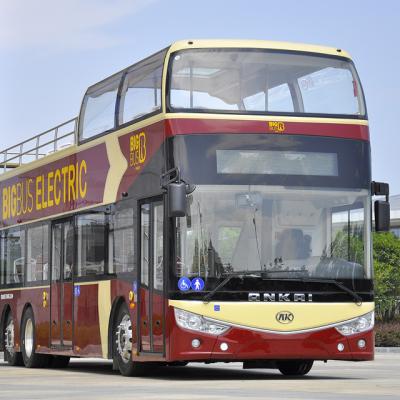 Chine 12M City sightseeing 78 seats EV bus à vendre