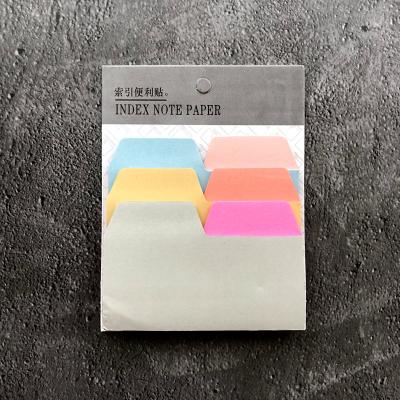 China Personalized Self Adhesives Color Custom Die Cut Notes Sticky Memo Pad for sale