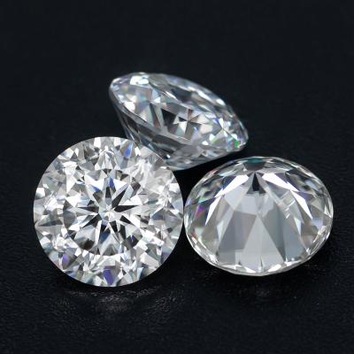 China High Quality Customized Moissanite RINNTIN VVS GRA Jewelry D Color Round Cut Certificate E-F Price Per Carat White Loose Moissanite Diamond for sale