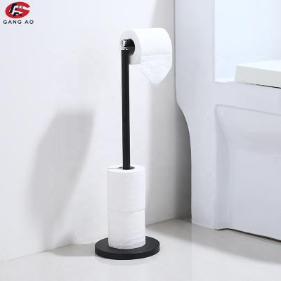 China Modern Toilet Paper Holder Free Standing With Swept Storage Roll Paper Holder Floor Stand Toilet Paper Holder Bathroom for sale