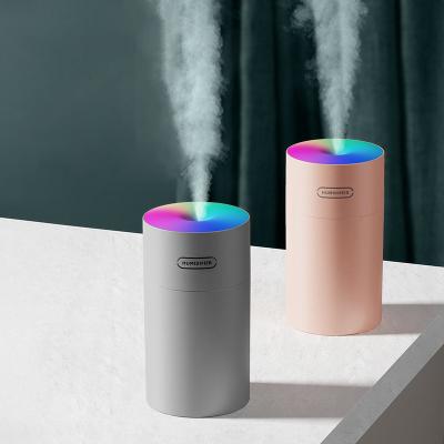 China Best Waterless Power-Sell USB Air Humidifier Mini Ultrasonic Aromatherapy Essential Oil Car Aroma Diffuser LED Glow for sale