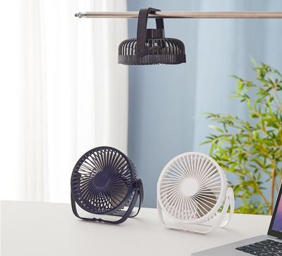 China High Efficiency USB Desktop Fan Small 6 Inch Portable Fans With 3 Speeds Strong Airflow 360Rotate Personal Table Fan For Home Office for sale