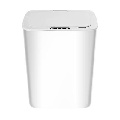 China New large capacity usb charging smart trash can 14l sensor smart electronic self-induction automatic operation waste bin for sale