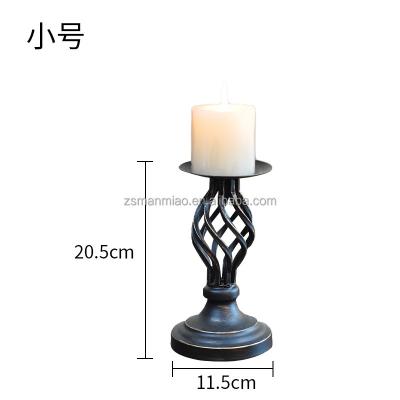 China Home Luxury Matte Decorating Candlestick Nordic Candlestick Reusable Decoration Table Lamp Holder For Candles for sale