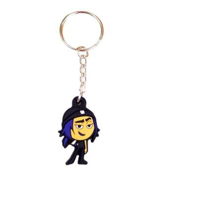 China Bag Props New Design Cartoon Props Keychain Customized Color Halloween Key Chain Llavero for sale