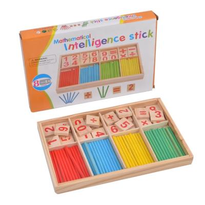 China Homeschool Math Toy Eco-friendly Material Educational Preschool Children Mathmatical Intelligence Stick For Student for sale