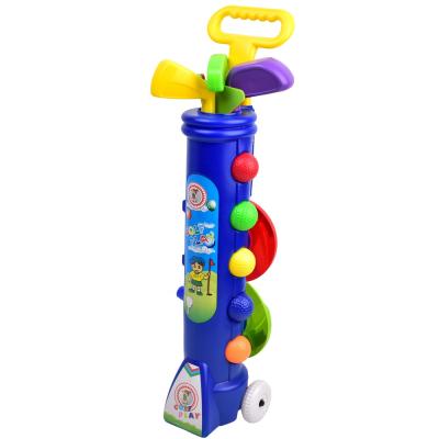 China Interesting Toys Mini Golf Set For Kids Outdoor Sports Plastic Children's Toys for sale