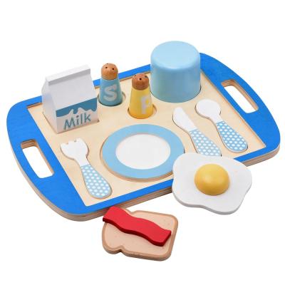 China Cooking Game Toys 2020 New Product Custom Made Kids Wooden Role Playing Toy Girls Small DIY Kitchen Toys for sale