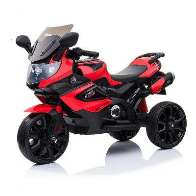 China Ride On Toy Hot Children Boy Cool Driving 3 Wheel Mini Ride On Car Toys Dual Drive 12V Electric Kids Bike Motorcycle for sale