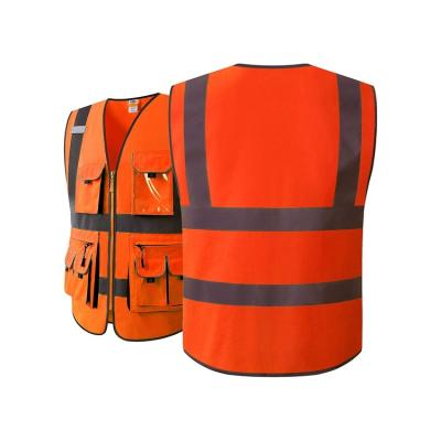 China Other Factory Supply Direct Officer Visibility Hiking Journalist Photography Safety Vest for sale