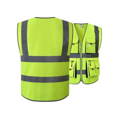 China Other Yellow And Orange Safety Vest Safety Vests In Different Colors High Brightness Reflective Vest for sale