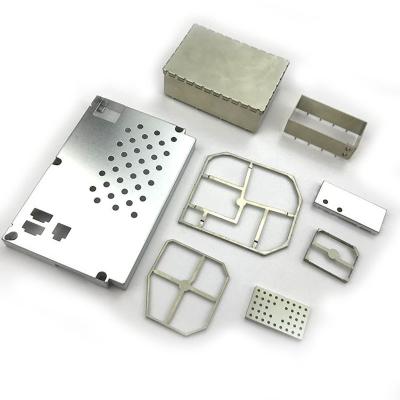 China Custom Electronics Shield Frame Steel Sheet Metal Parts Stamping EMI RF Armature Box Case For Mobile Phone for sale