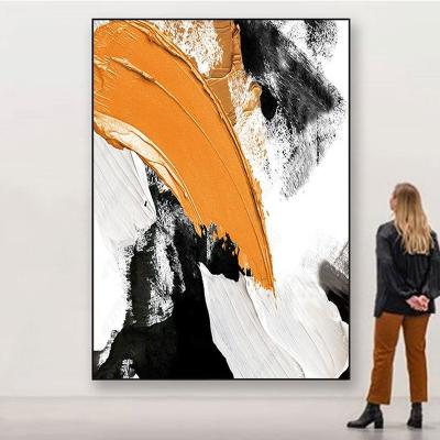 China Abstract Picture Hotel Decorative Wall Art Wall Art With Heavy Texture Canvas Oil Painting for sale