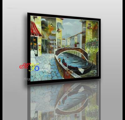 China Modern Framed Custom Handmade Colorful Animal Painting On Canvas for sale