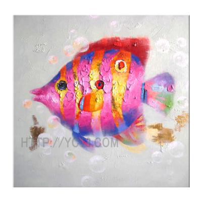 China New modern original with famous colorful fish paintings for sale