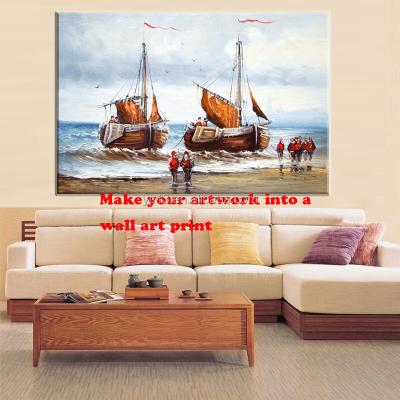 China Impressionist Make 100% Hand Painted Oil Painting Home Decor Canvas Wall Art Print Unframed Or Framed for sale