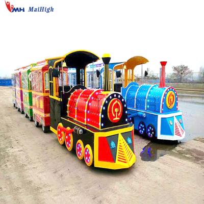 China New model theme park amusement park rides trackless train tourist train for sale for sale