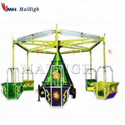 China High quality FRP+steel frame portable amusement park rides mobile flying chair ride for sale for sale