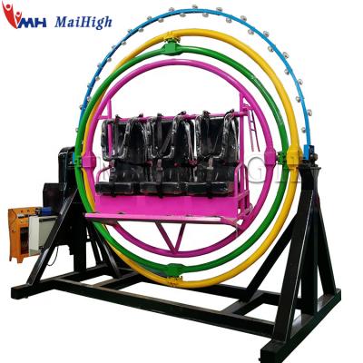 China China Outdoor Theme Park Rides Rotating Human Gyroscope Captivating 3D Space Ring For Sale for sale