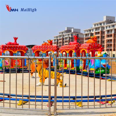 China Outdoor Indoor Theme Park Rides Elephant Mini Train With Electric Track for sale