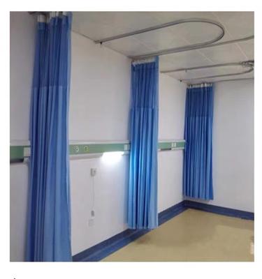 China Beauty salon and health salon blackout U-shaped waterproof curtain for sale