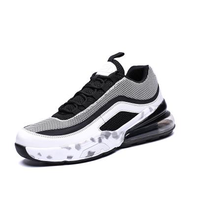 China Factory Knitted Rubber Upper Air Cushion Mens Shoes And Sneakers Sports Shoes Sneakers for sale