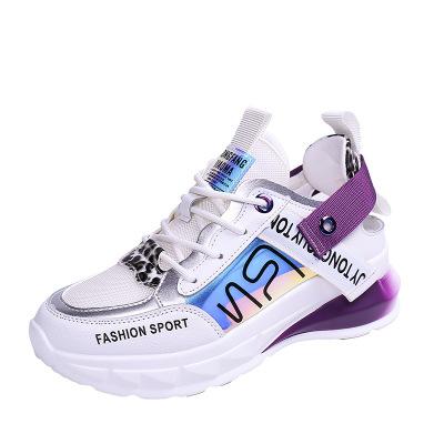 China Anti-odor Gowisdom Factory Wholesale Women's Height Increasing Shoes Shape Laser Sports Shoes for sale