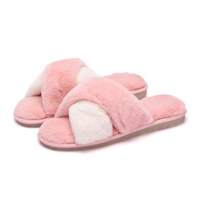 China New Design Anti-odor Winter Bedroom Cartoon Plush Slippers for sale