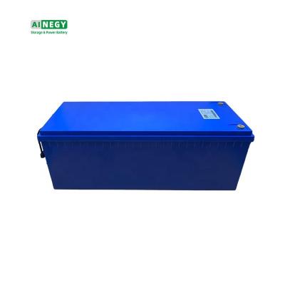 China Machine-out Lithium Batteries Storage 12v250ah Solar Powered Battery 12v 48v Waterproof Lifepo4 For AGV Solar Robot Street Light BMS OEM for sale