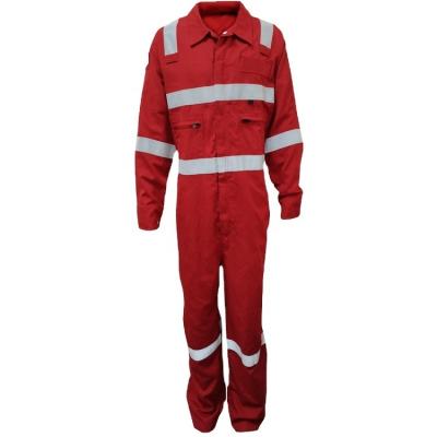 China Overall 100% Vis Work Overalls Mens Flame Retardant Protection Cotton High Quality Work Equipment Personal Hi for sale