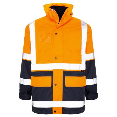 China Winter Mens Personality Water Proof Wholesale Visibility Sleeves Waterproof Jacket High Safety Reflective Professional Protector Long for sale