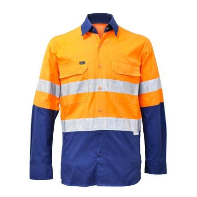 China Breathe New Design High Visibility Safety Workwear 3m High Strength Reflective Shirt For Men for sale