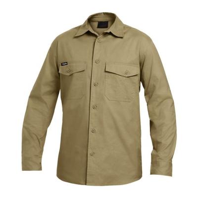 China Breathe Fire Resistant Hot Sale 7oz FRC Work Shirts 100%Cotton Work Shirt Wholesale For Men for sale