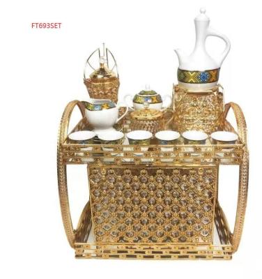 China (Other) ethiopian adjustable metal coffee table tea tray rekebot ft693 for sale