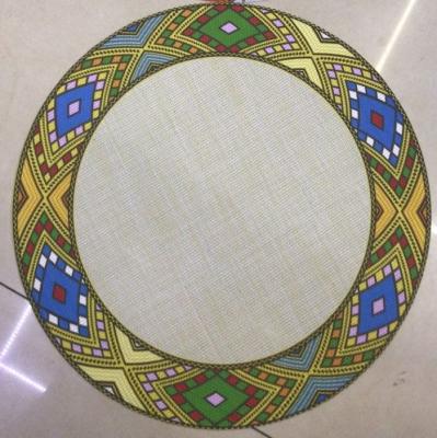 China 2022 viable new hot sale habesha dining round place mat telet for sale