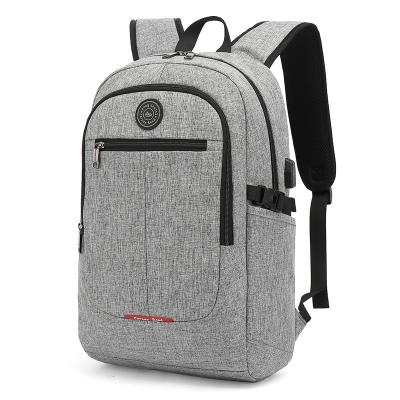 China With USB Carney Road Oxford Business Classic Gray Business Cloth Durable Laptop Backpack Shoulder Bag for sale