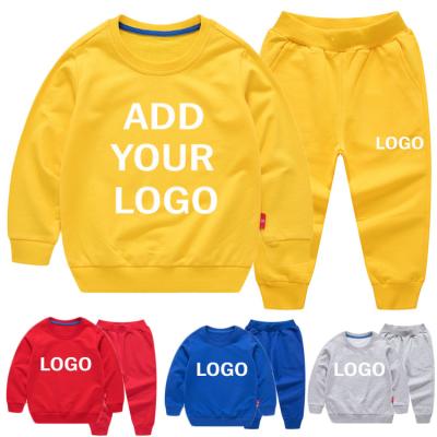 China Custom Logo Polyester Kid Jogger Set Wholesale Casual Kids Jogging Suits Kids Custom Tracksuits Set for sale