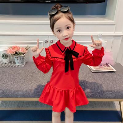 China Autumn Children Spring Breathable New Long Sleeve Princess Skirt Korean Edition Girls Skirt for sale