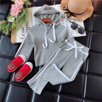 China 2021 two-piece set children's tracksuitscustom tracksuitsgirls casual sports fashion for sale